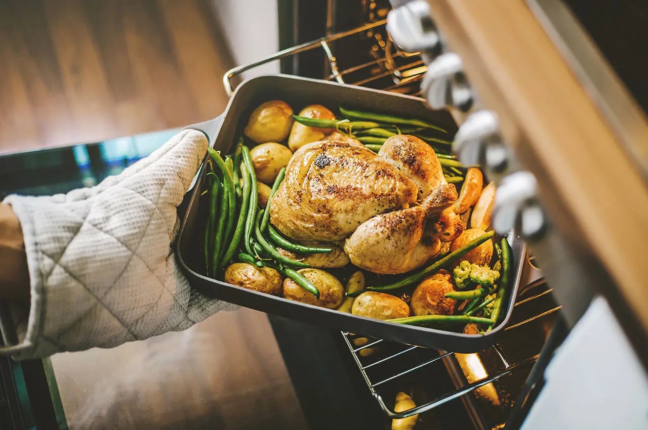 Oven Dish With Chick